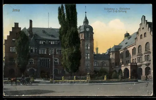 AK Jena, Volkshaus und Bibliothek Carl Zeiss-Stiftung