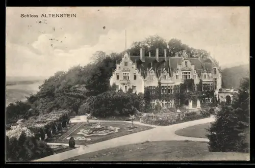 AK Altenstein, Blick zum Schloss