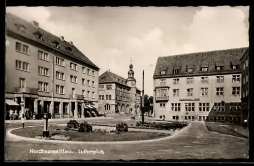 AK Nordhausen /Harz, Lutherplatz