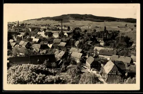 AK Obercunnersdorf /Oberlausitz, Ortsansicht mit Kottmar