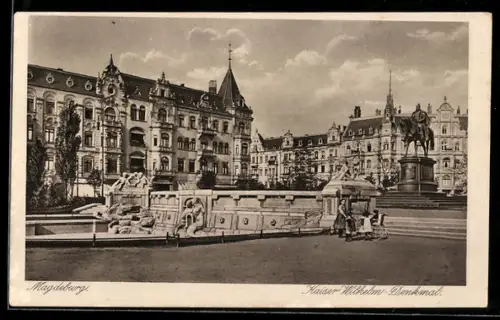 AK Magdeburg, Kaiser Wilhelm-Denkmal