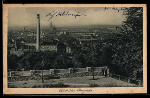 AK Chemnitz, Blick über die Stadt
