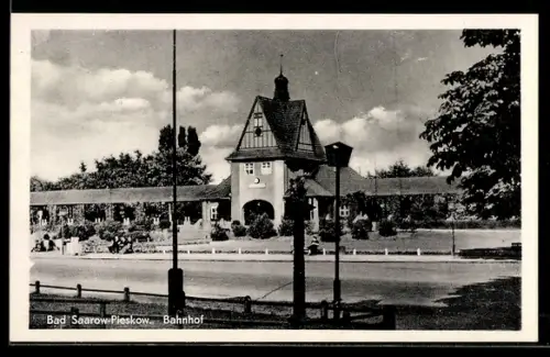 AK Bad Saarow-Pieskow, Der Bahnhof