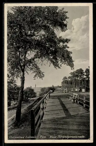 AK Lubmin /Pom., Neue Strandpromenade