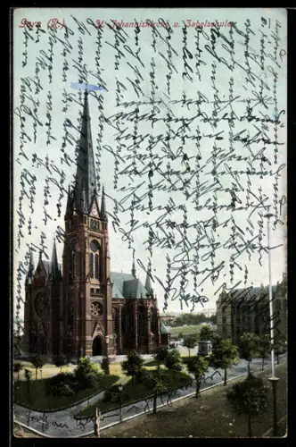 AK Gera /R., St. Johanniskirche und Zabelschule