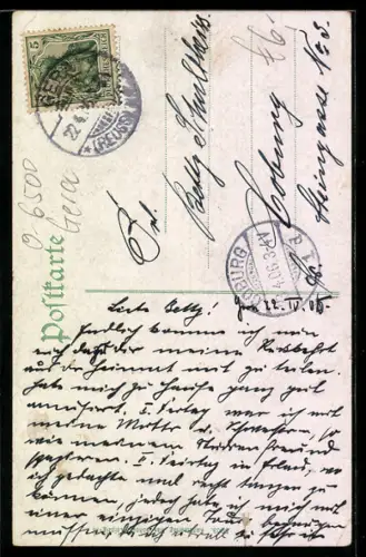 AK Gera /R., St. Johanniskirche und Zabelschule