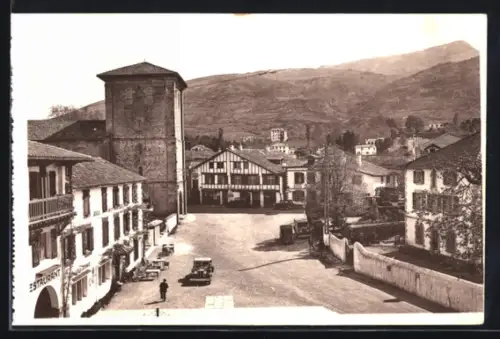 AK Ascain /B.-P., L`Église, la Place et la Rhune