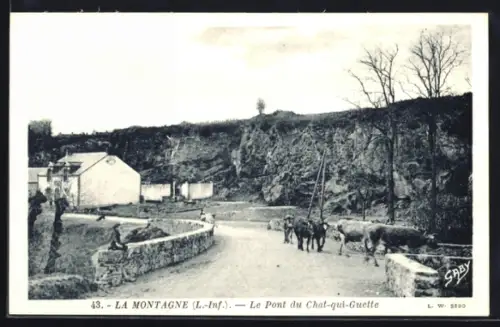 AK La Montagne /L.-Inf., Le Pont du Chat-qui-Guette