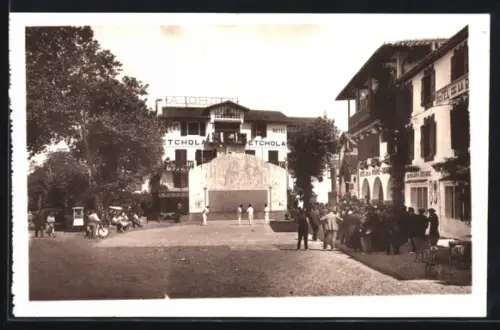 AK Ascain /B.-P., Le Fronton de Pelote basque