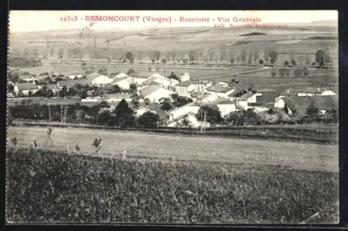AK Rémoncourt /Vosges, Rozerotte, Vue Générale