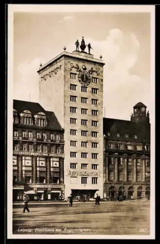 AK Leipzig, Hochhaus am Augustusplatz