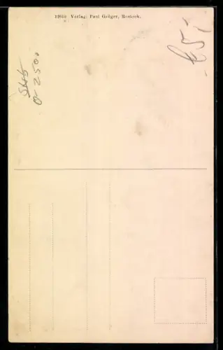 AK Rostock, Strassenbahn am Kröpeliner Tor