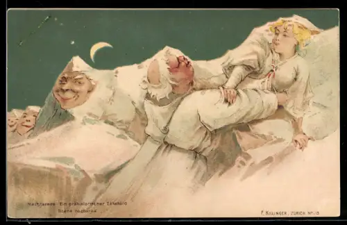 AK Eiger, Mönch und Jungfrau, Mönch betet seine Jungfrau an, Berggesichter