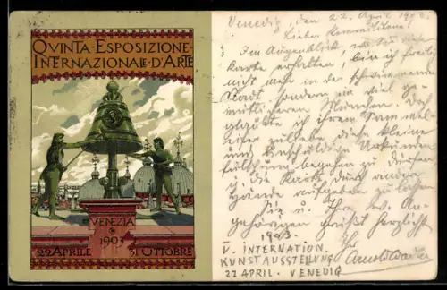 AK Venezia, Ausstellung, Esposizione internazionale d`Arte 1903