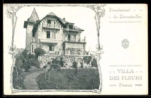 AK Peseux, Pensionat de Demoiselles, Villa des fleurs