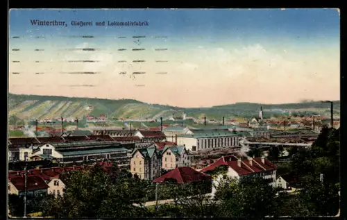 AK Winterthur, Giesserei und Lokomotivfabrik