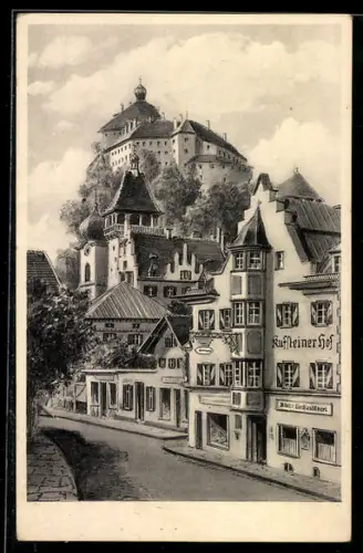 AK Kufstein, Gasthof Kufsteinerhof, Pächter Josef Hörzenauer