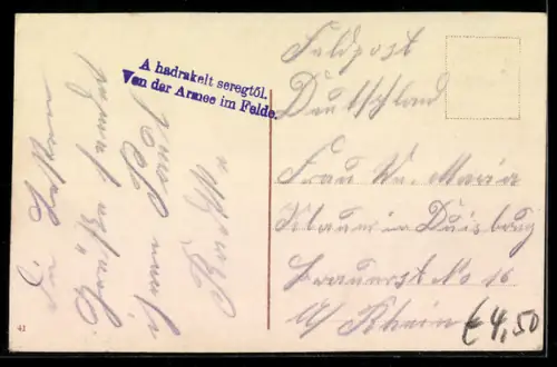 AK Budapest, Rakkoczi ut, Rakoczistrasse