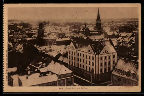 AK Mitau, Teilansicht der Stadt