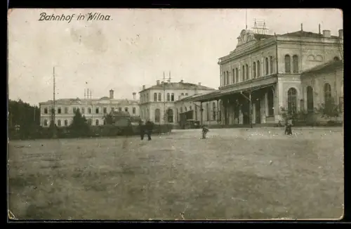 AK Wilna, Partie am Bahnhof