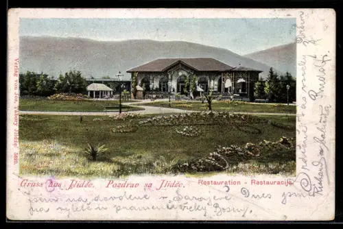 AK Ilidze, Restaurant mit Parkanlage