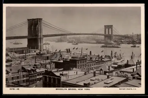 AK New York, NY, Brooklyn Bridge