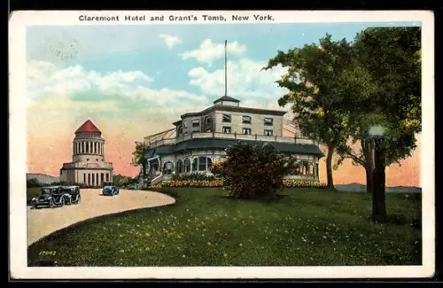 AK New York, NY York, NY, Claremont Hotel and Grant`s Tomb