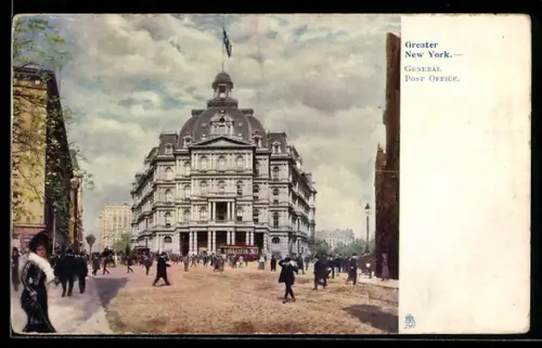 AK New York, NY, General Post Office