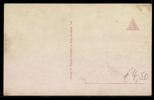 AK Semendria, Strassenpartie mit Kirche