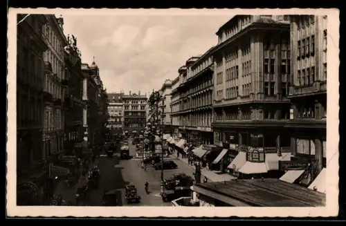 AK Wien, Strassenpartie am Graben