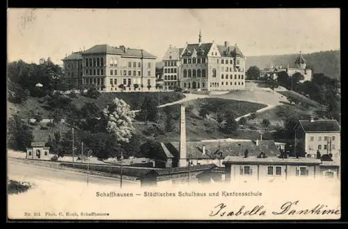 AK Schaffhausen, Städtisches Schulhaus, Kantonsschule