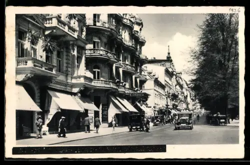 AK Marienbad, Strasse