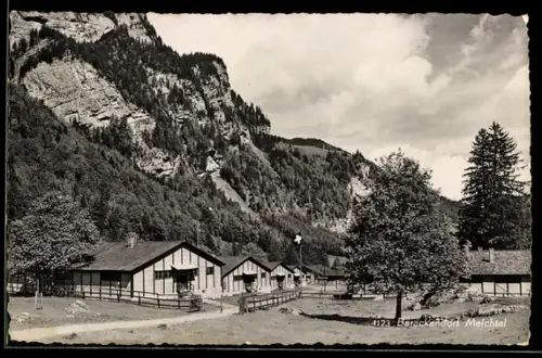 AK Melchtal, Blick ins Barackendorf