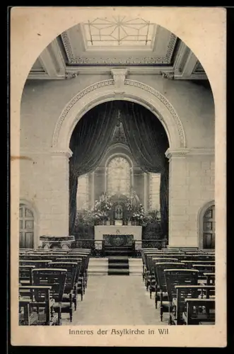 AK Wil /SG, Inneres der Asylkirche
