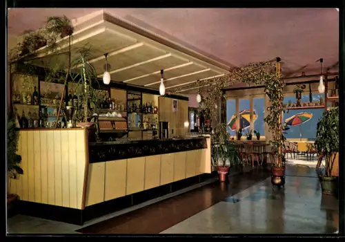 AK Mals im Vinschgau, Ausschank im Gasthof Panorama