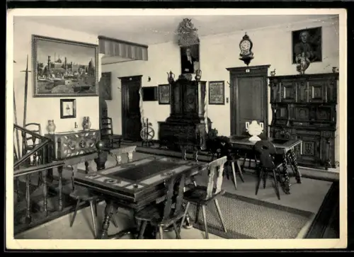 AK Küssnacht /Rigi, Hotel Seehof, Gaststube