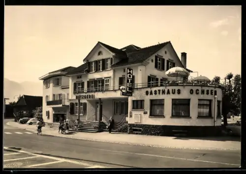 AK Buchs, Hotel-Restaurant Ochsen der Familie Junginger