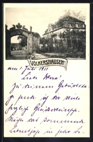 AK Wanfried, Schloss Völkershausen