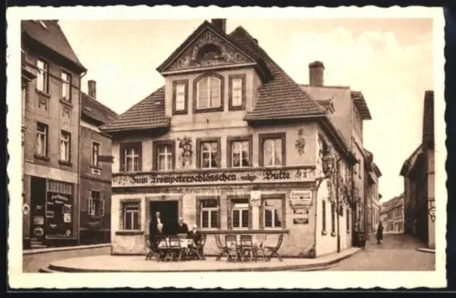 AK Eisenberg i. Thür., Gasthaus Zum Trompeterschlösschen vulgo Butte