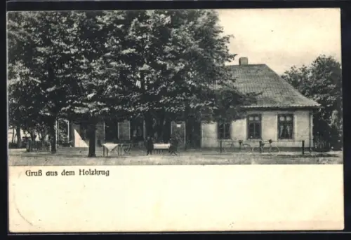 AK Drentwede, Gasthof Holzkrug, Aussenansicht