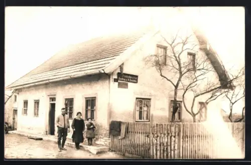 Foto-AK Öbling, Geschäft L. Hansladen für Bier und Flaschenbier