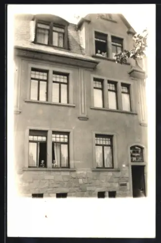 Foto-AK Frankfurt-Eschersheim, Wohnhaus in der Bonameser Strasse 43