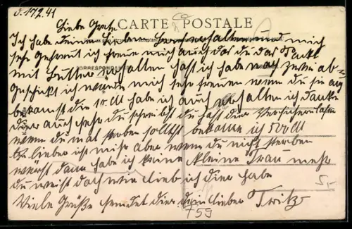 AK Cysoing, Nord, Rue de Lille