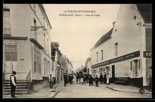 AK Remalard /Orne, Rue de Paris