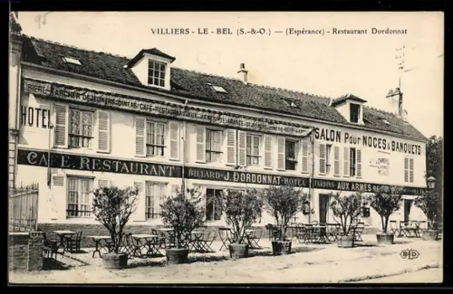 AK Villiers-le-Bel, Espérance, Restaurant Dordonnat