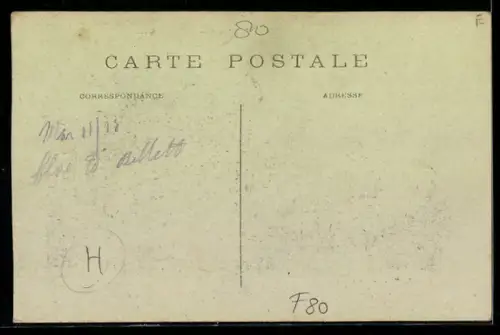 AK Guillaucourt /Somme, Rue Arseire