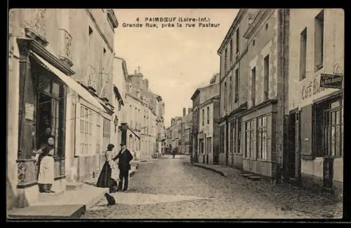 AK Paimboeuf /Loire-Inf., Grande Rue, près la rue Pasteur
