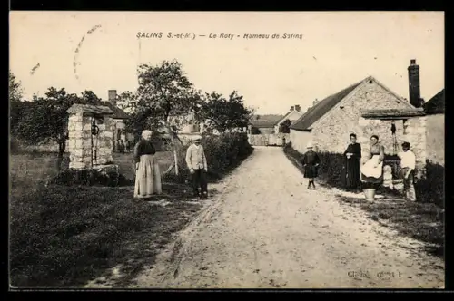 AK Salins /S.-et-M., Le Roty, Hameau de Salins
