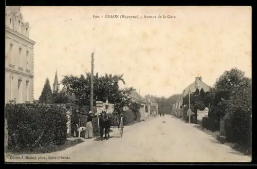 AK Craon, Avenue de la Gare