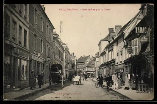 AK Gaillon /Eure, Grande-Rue près la Poste